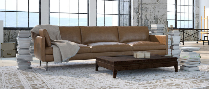 Leather Mod Couch